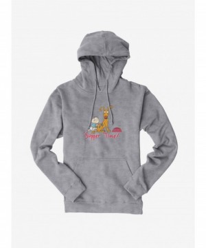 Clearance Rugrats Spike And Tommy Supper Time! Hoodie $15.45 Hoodies