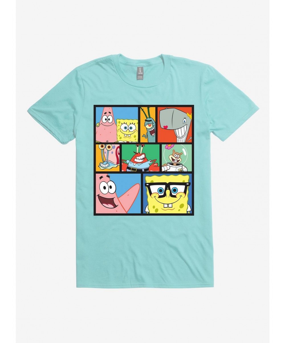 Discount SpongeBob Collage T-Shirt $8.70 T-Shirts