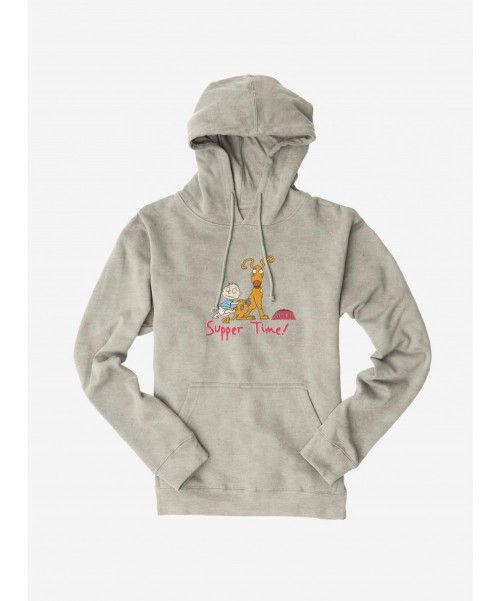 Clearance Rugrats Spike And Tommy Supper Time! Hoodie $15.45 Hoodies