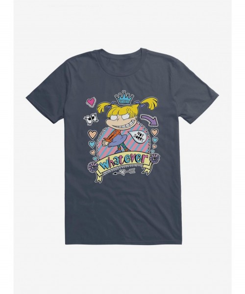 Unique Rugrats Angelica Whatever, Not Sorry T-Shirt $9.56 T-Shirts