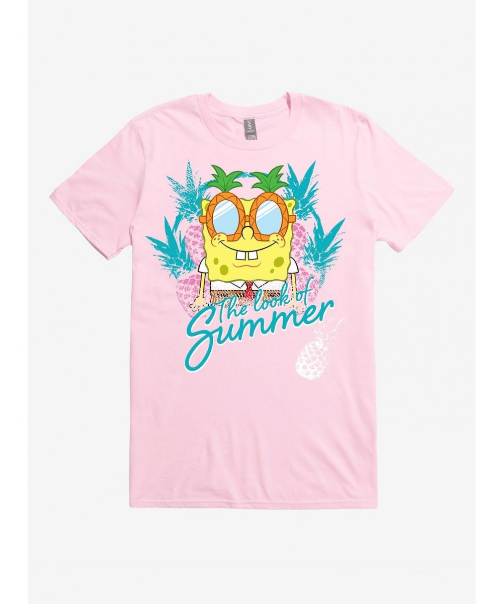 Cheap Sale SpongeBob the Look of Summer T-Shirt $8.04 T-Shirts