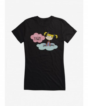 Discount Sale Rugrats Angelica Made You Yawn Girls T-Shirt $6.57 T-Shirts