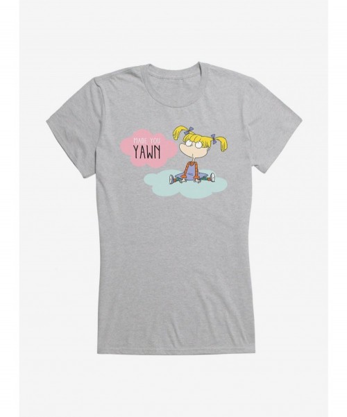 Discount Sale Rugrats Angelica Made You Yawn Girls T-Shirt $6.57 T-Shirts