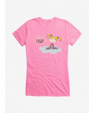 Discount Sale Rugrats Angelica Made You Yawn Girls T-Shirt $6.57 T-Shirts