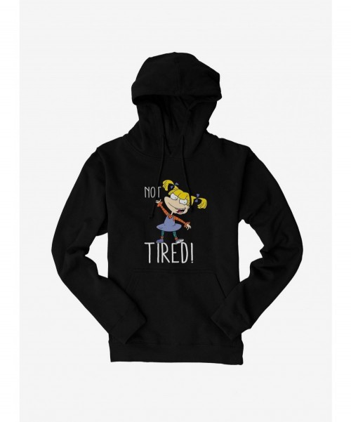 Huge Discount Rugrats Angelica Not Tired Hoodie $17.96 Hoodies