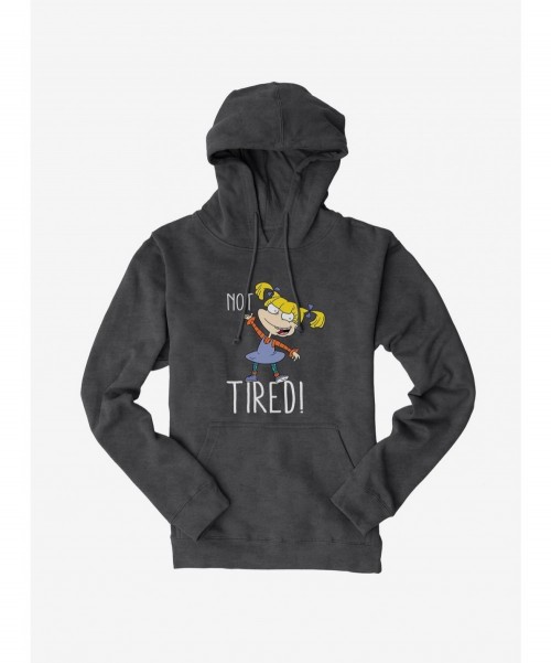 Huge Discount Rugrats Angelica Not Tired Hoodie $17.96 Hoodies