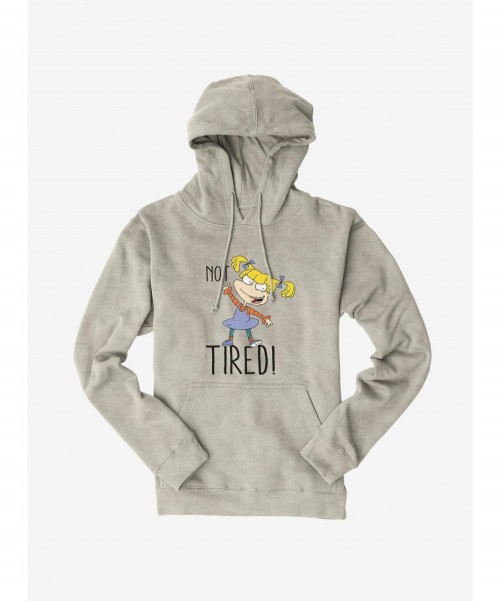 Huge Discount Rugrats Angelica Not Tired Hoodie $17.96 Hoodies