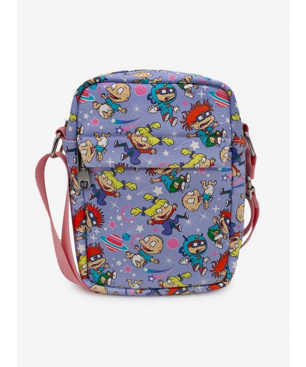 Big Sale Nickelodeon Rugrats Icons Vegan Leather Crossbody Bag $12.91 Bags