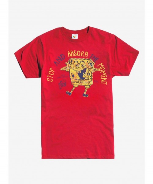 Limited-time Offer SpongeBob Absorb the Moment T-Shirt $9.53 T-Shirts