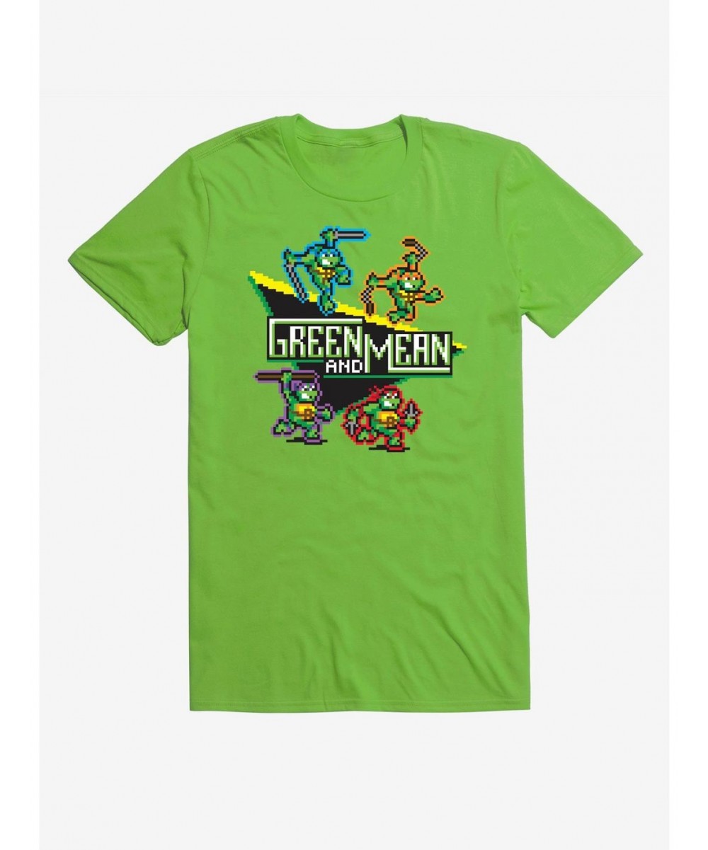 Low Price Teenage Mutant Ninja Turtles Pixel Art Green and Mean T-Shirt $5.74 T-Shirts