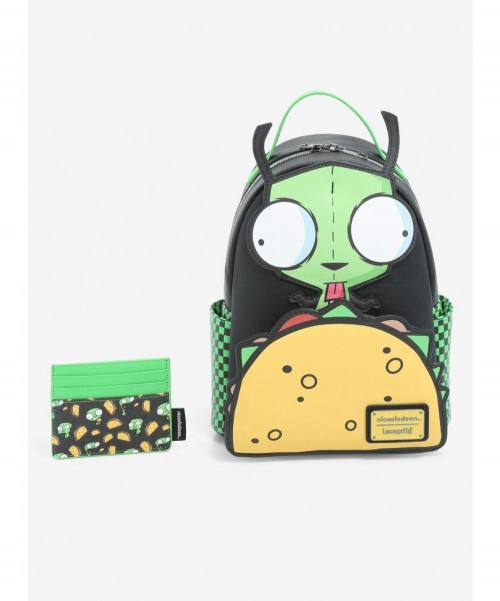 Big Sale Loungefly Invader Zim GIR Taco Mini Backpack $35.66 Socks