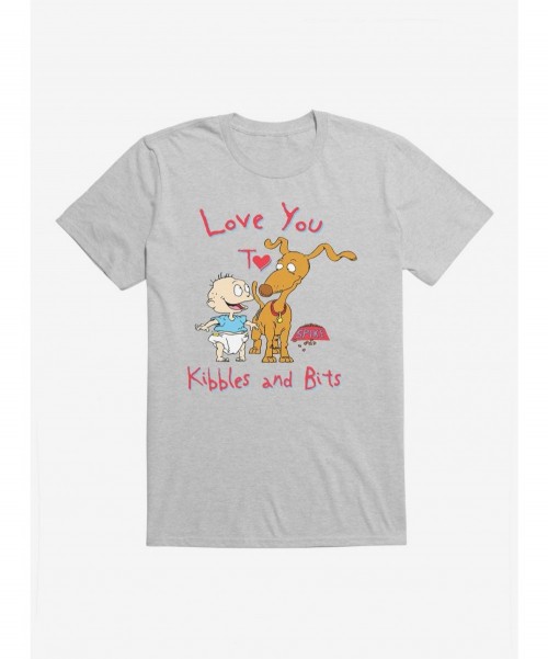 Sale Item Rugrats Spike And Tommy I Love You To Kibbles And Bits T-Shirt $6.31 T-Shirts