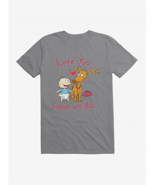 Sale Item Rugrats Spike And Tommy I Love You To Kibbles And Bits T-Shirt $6.31 T-Shirts