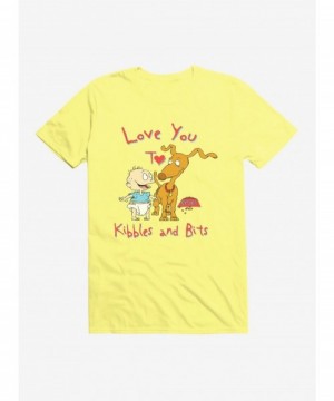 Sale Item Rugrats Spike And Tommy I Love You To Kibbles And Bits T-Shirt $6.31 T-Shirts