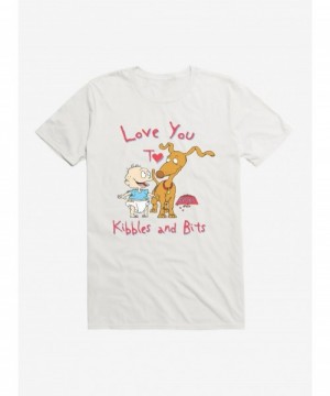 Sale Item Rugrats Spike And Tommy I Love You To Kibbles And Bits T-Shirt $6.31 T-Shirts