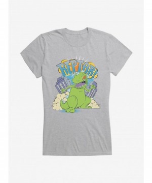 Discount Sale Rugrats Reptar Destruction Girls T-Shirt $9.76 T-Shirts