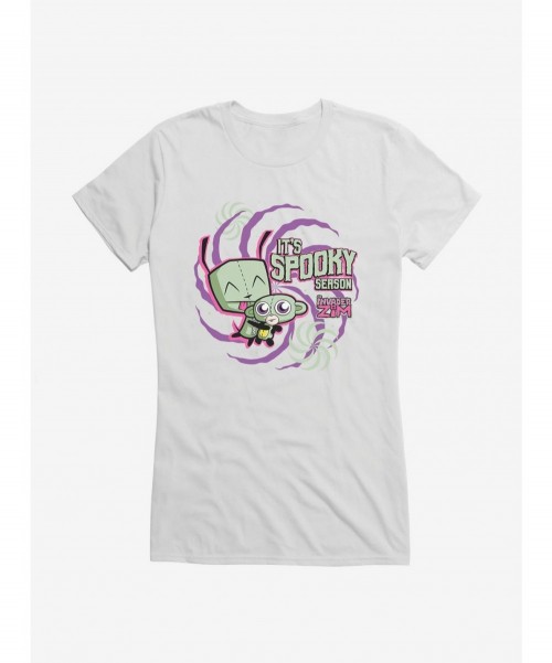 Cheap Sale Invader Zim It's Spooky Season Girls T-Shirt $8.96 T-Shirts