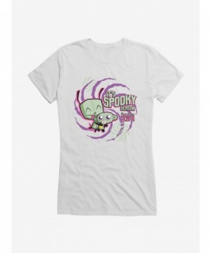 Cheap Sale Invader Zim It's Spooky Season Girls T-Shirt $8.96 T-Shirts