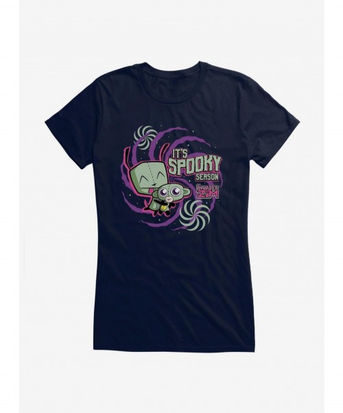 Cheap Sale Invader Zim It's Spooky Season Girls T-Shirt $8.96 T-Shirts