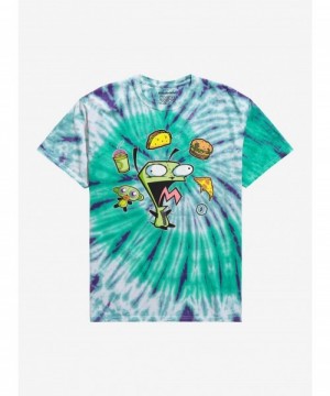 Flash Sale Invader Zim GIR Tie-Dye T-Shirt $7.53 T-Shirts