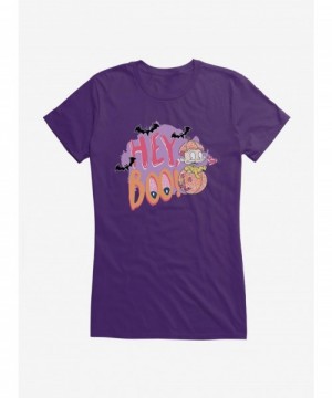 Best Deal Rugrats Halloween Dil Hey Boo! Pumpkin Girls T-Shirt $9.76 T-Shirts