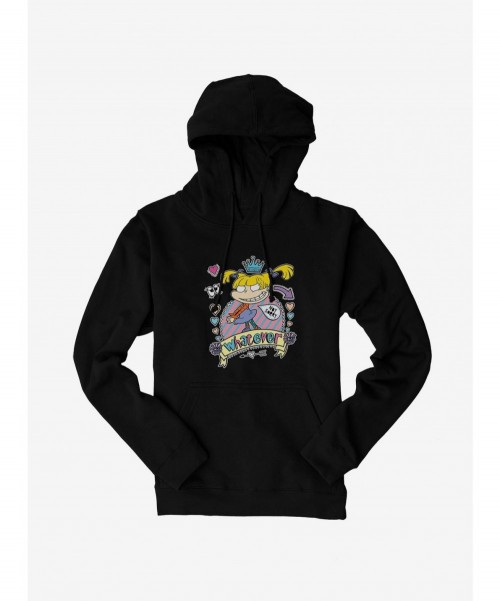 Fashion Rugrats Angelica Whatever, Not Sorry Hoodie $17.96 Hoodies