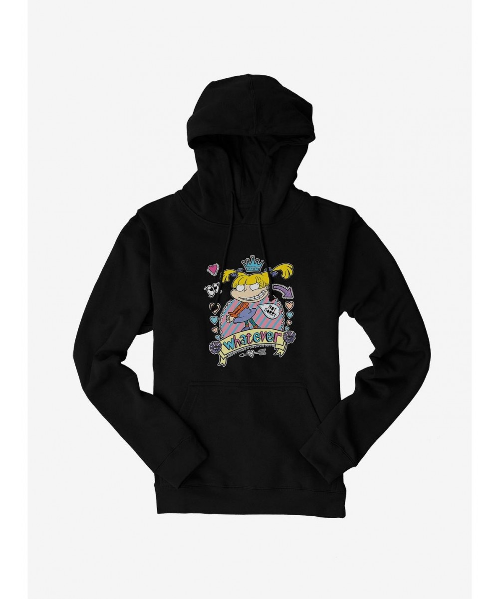 Fashion Rugrats Angelica Whatever, Not Sorry Hoodie $17.96 Hoodies