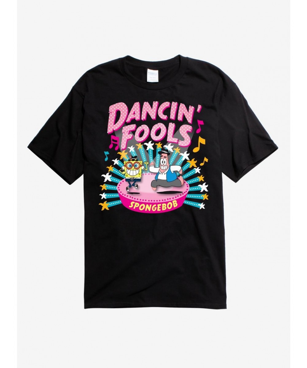 Pre-sale SpongeBob Dancin Fools T-Shirt $6.84 T-Shirts