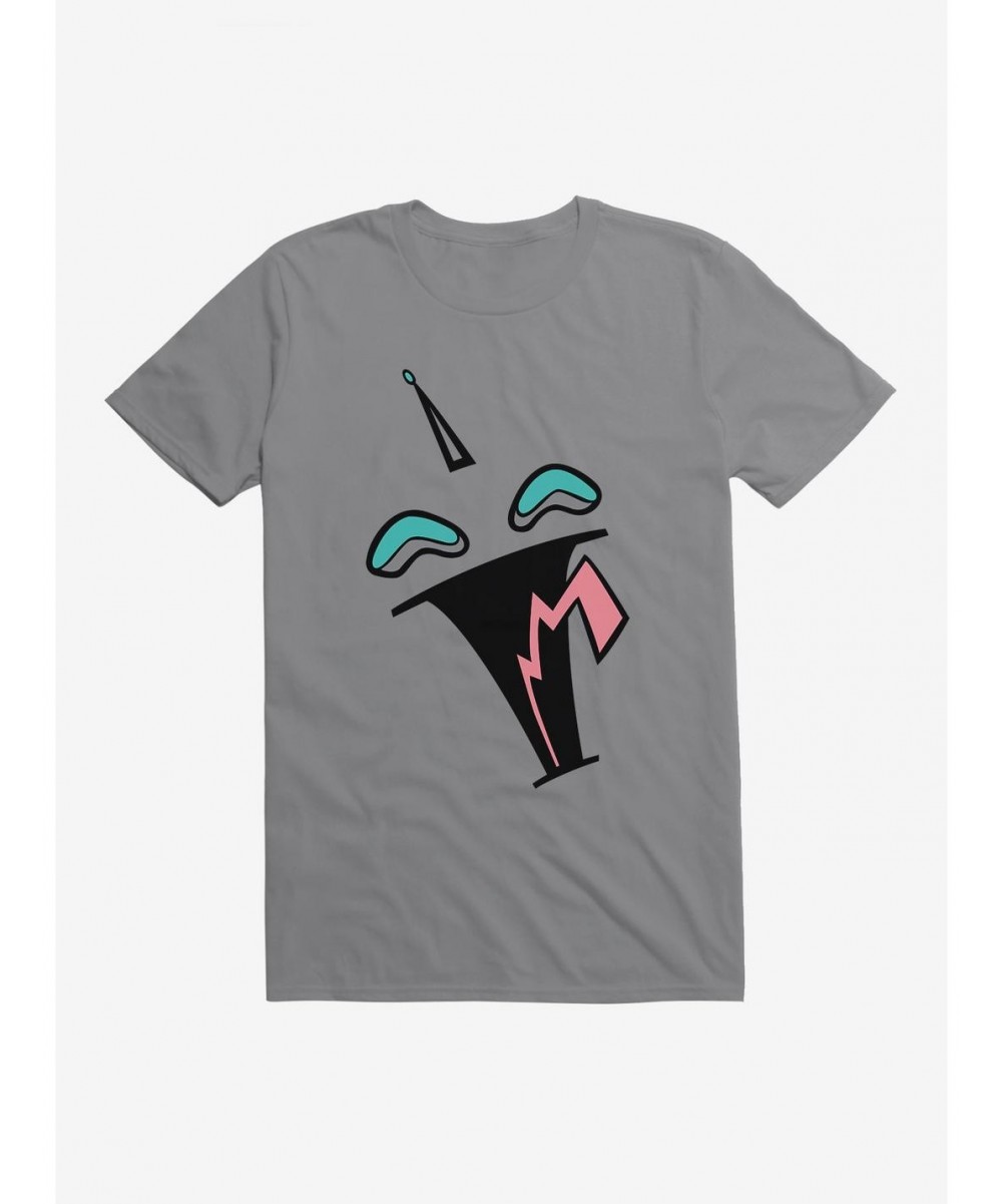 Discount Sale Invader Zim Big Face Laughing T-Shirt $8.03 T-Shirts