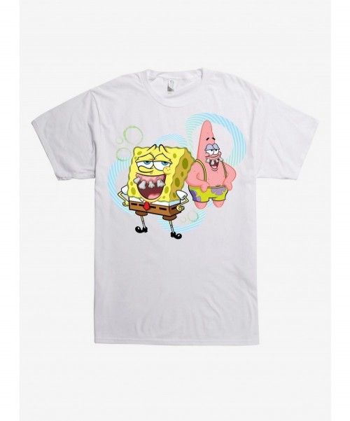 Bestselling SpongeBob and Patrick Teeth T-Shirt $7.46 T-Shirts