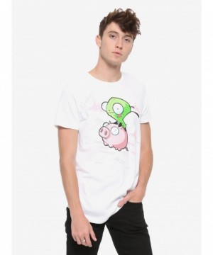 Flash Sale Invader Zim GIR Riding Pig T-Shirt $8.47 T-Shirts