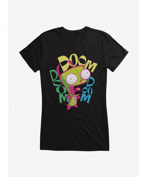 Pre-sale Invader Zim Doom Doom Doom Girls T-Shirt $8.76 T-Shirts