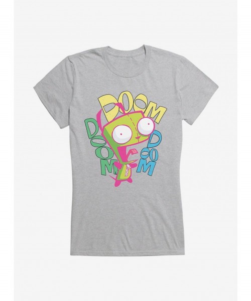 Pre-sale Invader Zim Doom Doom Doom Girls T-Shirt $8.76 T-Shirts