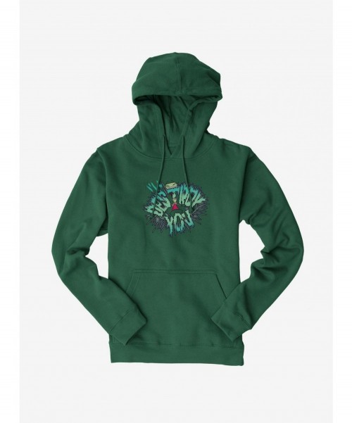 Clearance Invader Zim I'll Destroy You Hoodie $12.57 Hoodies