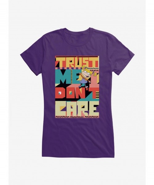 Low Price Rugrats Angelica Trust Me I Don't Care Girls T-Shirt $7.57 T-Shirts