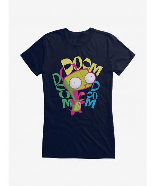 Pre-sale Invader Zim Doom Doom Doom Girls T-Shirt $8.76 T-Shirts