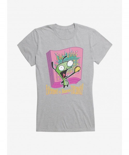 Crazy Deals Invader Zim Unique Taco Tuesday Girls T-Shirt $9.56 T-Shirts