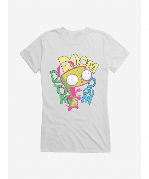 Pre-sale Invader Zim Doom Doom Doom Girls T-Shirt $8.76 T-Shirts