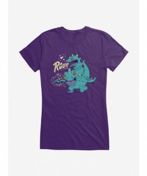 Absolute Discount Rugrats Reptar Rawr Attack Girls T-Shirt $7.57 T-Shirts