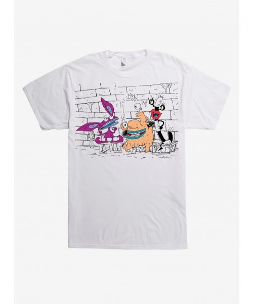 Seasonal Sale Aaahh!!! Real Monsters Group T-Shirt $6.12 T-Shirts