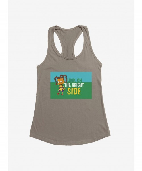 New Arrival Rugrats Susie Carmichael Look On The Bright Side Girls Tank $6.18 Tanks