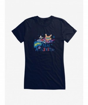 Festival Price Aaahh!!! Real Monsters Make A Splash Girls T-Shirt $5.98 T-Shirts