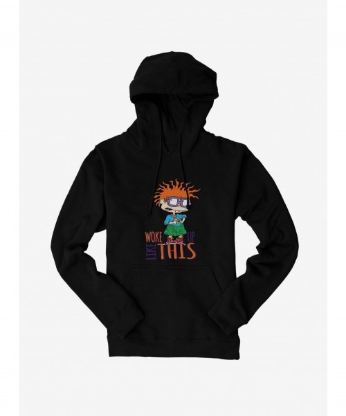 Premium Rugrats Chuckie Woke Up Like This Hoodie $14.01 Hoodies