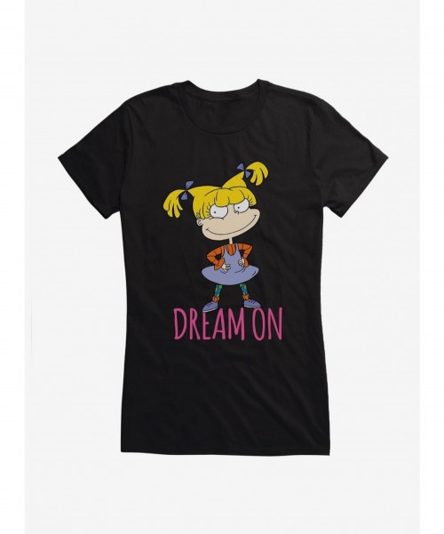 Bestselling Rugrats Angelica Dream On Girls T-Shirt $6.97 T-Shirts