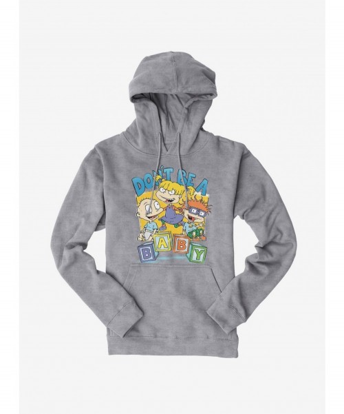 New Arrival Rugrats Angelica Tommy And Chuckie Don't Be A Baby Hoodie $13.29 Hoodies