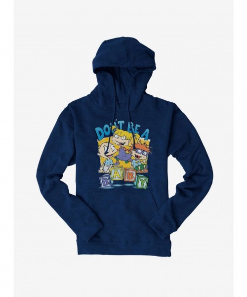 New Arrival Rugrats Angelica Tommy And Chuckie Don't Be A Baby Hoodie $13.29 Hoodies