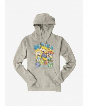 New Arrival Rugrats Angelica Tommy And Chuckie Don't Be A Baby Hoodie $13.29 Hoodies