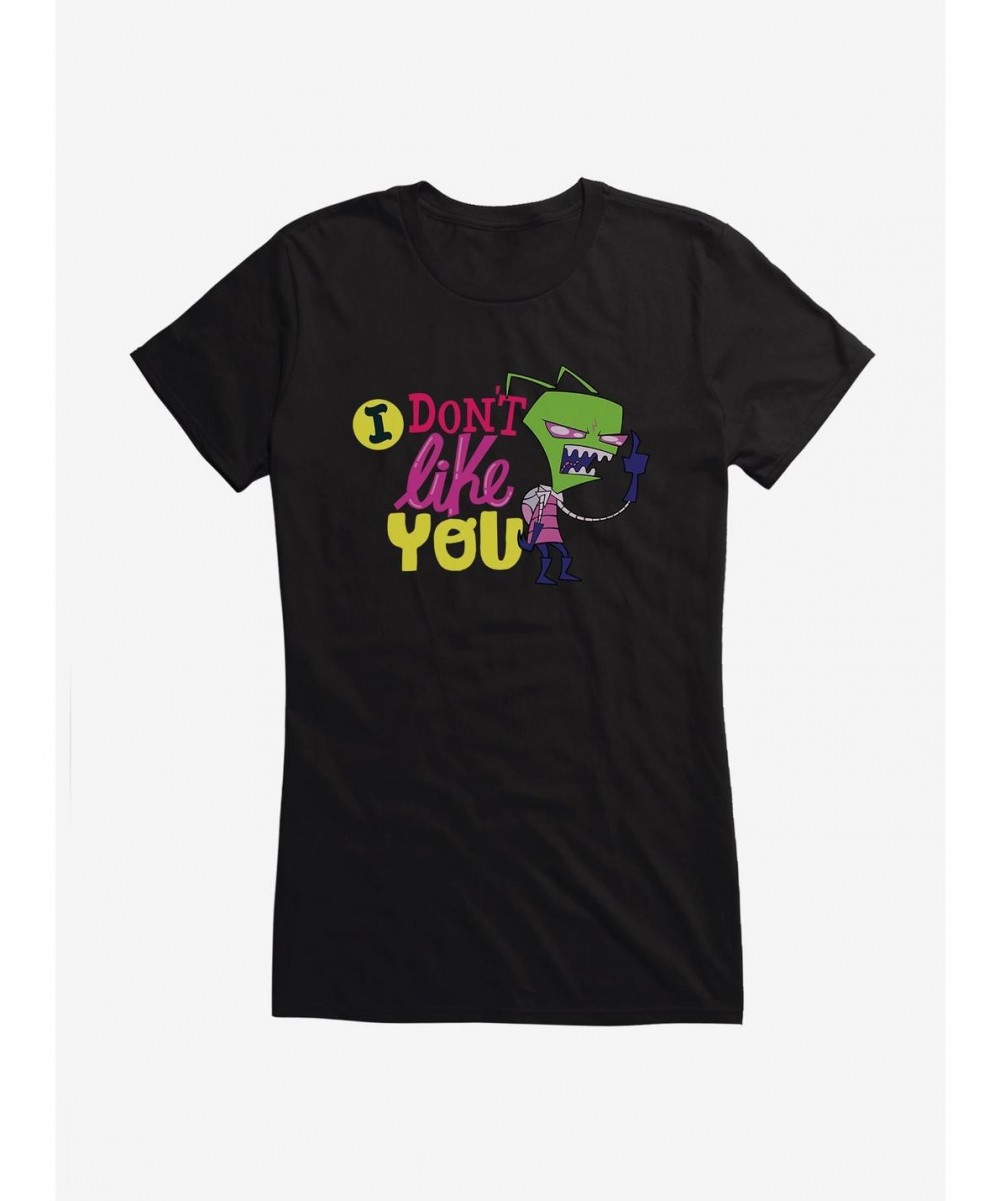 Pre-sale Invader Zim I Don't Like You Girls T-Shirt $7.17 T-Shirts