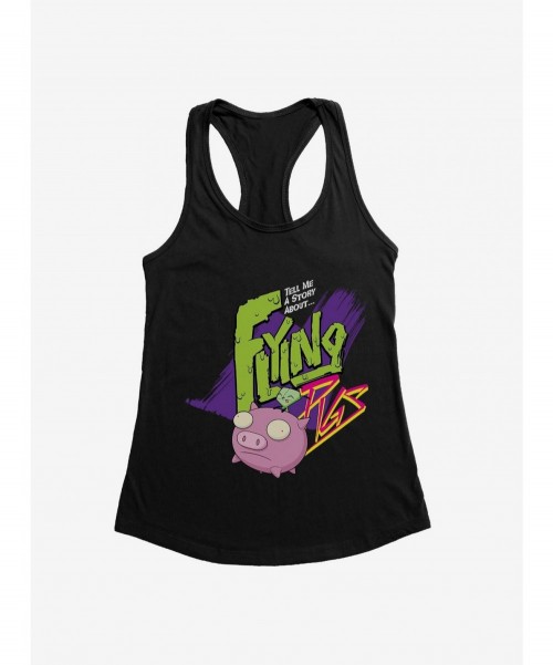 Sale Item Invader Zim Flying Pigs Girls Tank $9.36 Tanks