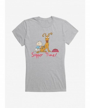 Exclusive Price Rugrats Spike And Tommy Supper Time! Girls T-Shirt $8.76 T-Shirts